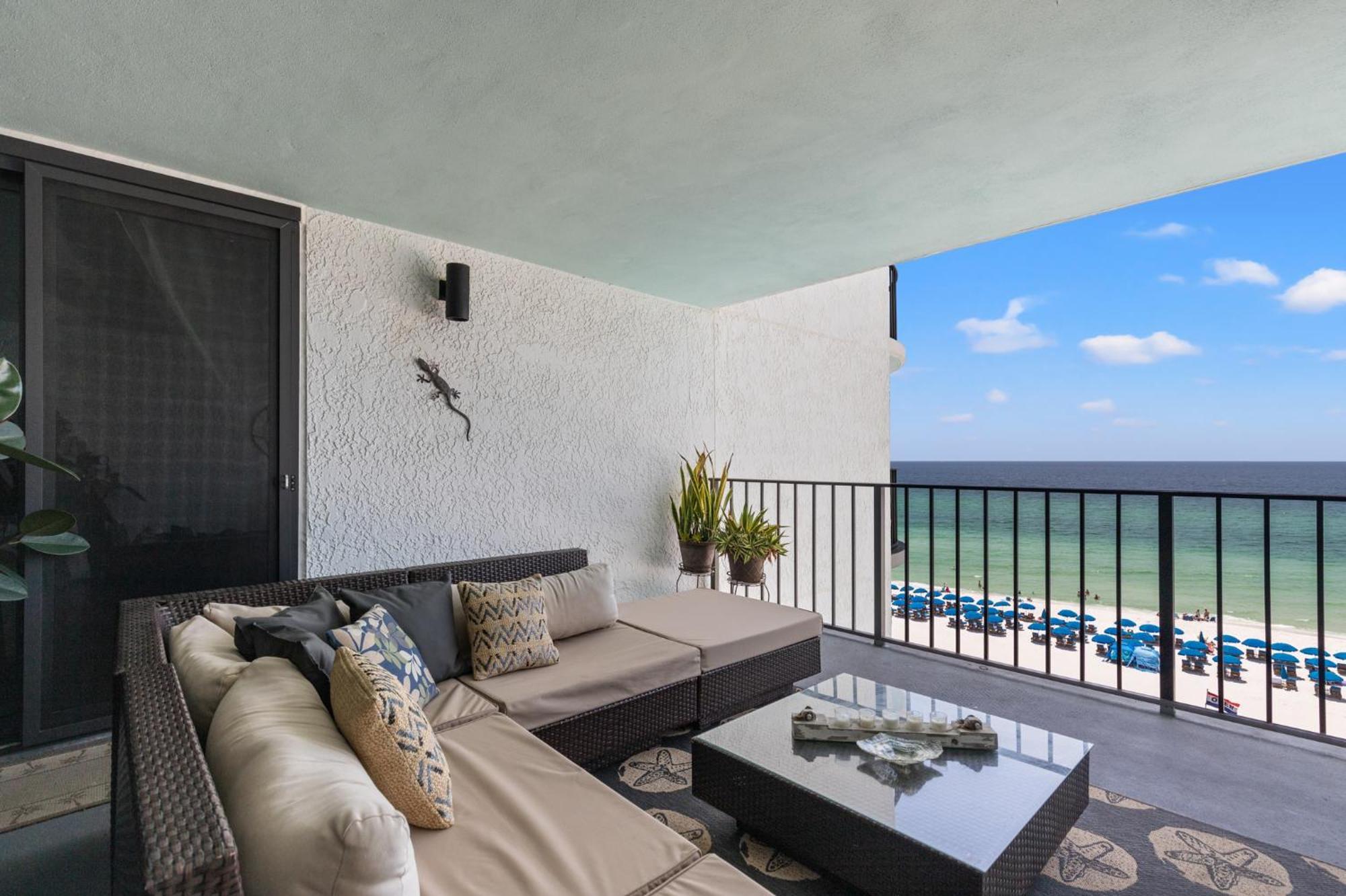 Stunning 2/2 Designer Condo W Coastal Appeal Right On The Gulf! Panama City Beach Esterno foto
